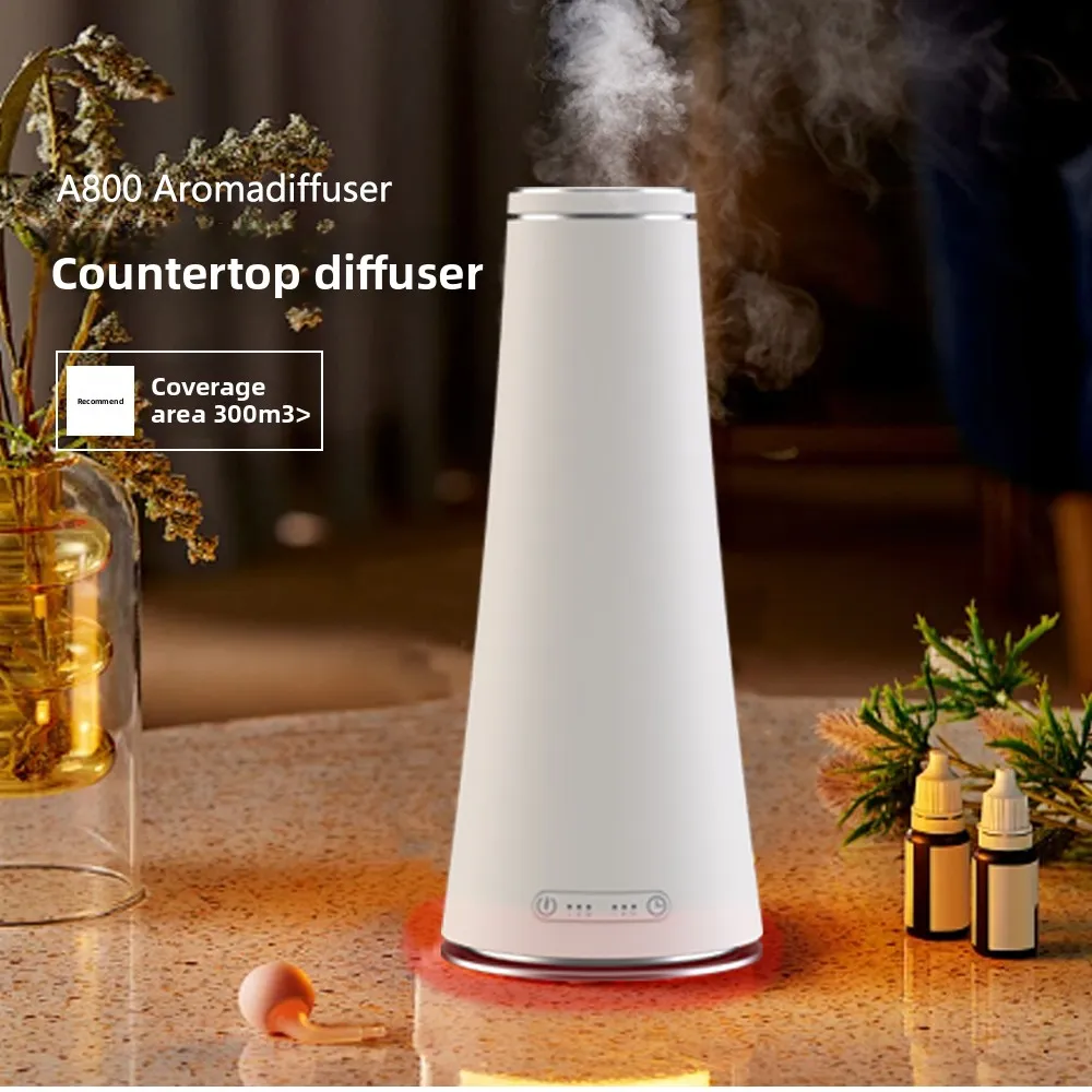 A800 WATERLESS ELECTRIC SCENT DIFFUSER WITH APP CONTROL LARGE CAPACITY LONG-LASTING FRAGRANCE COMMERCIAL USE (WHITE)